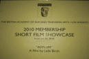 BAFTA LA Certificate